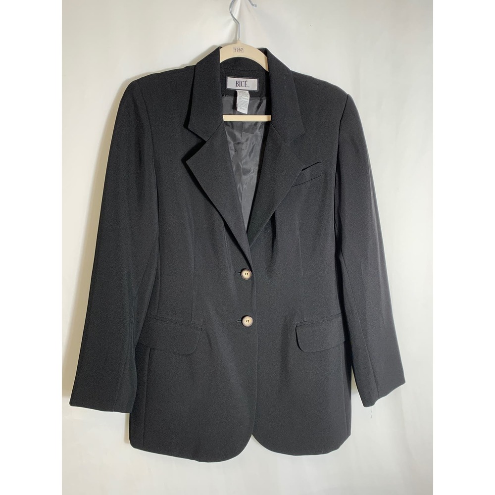 Bice Black Two-Button Blazer Sz 10